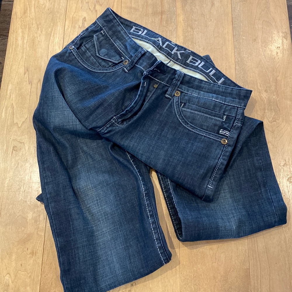Black Bull stretch fit jeans, size 32/34